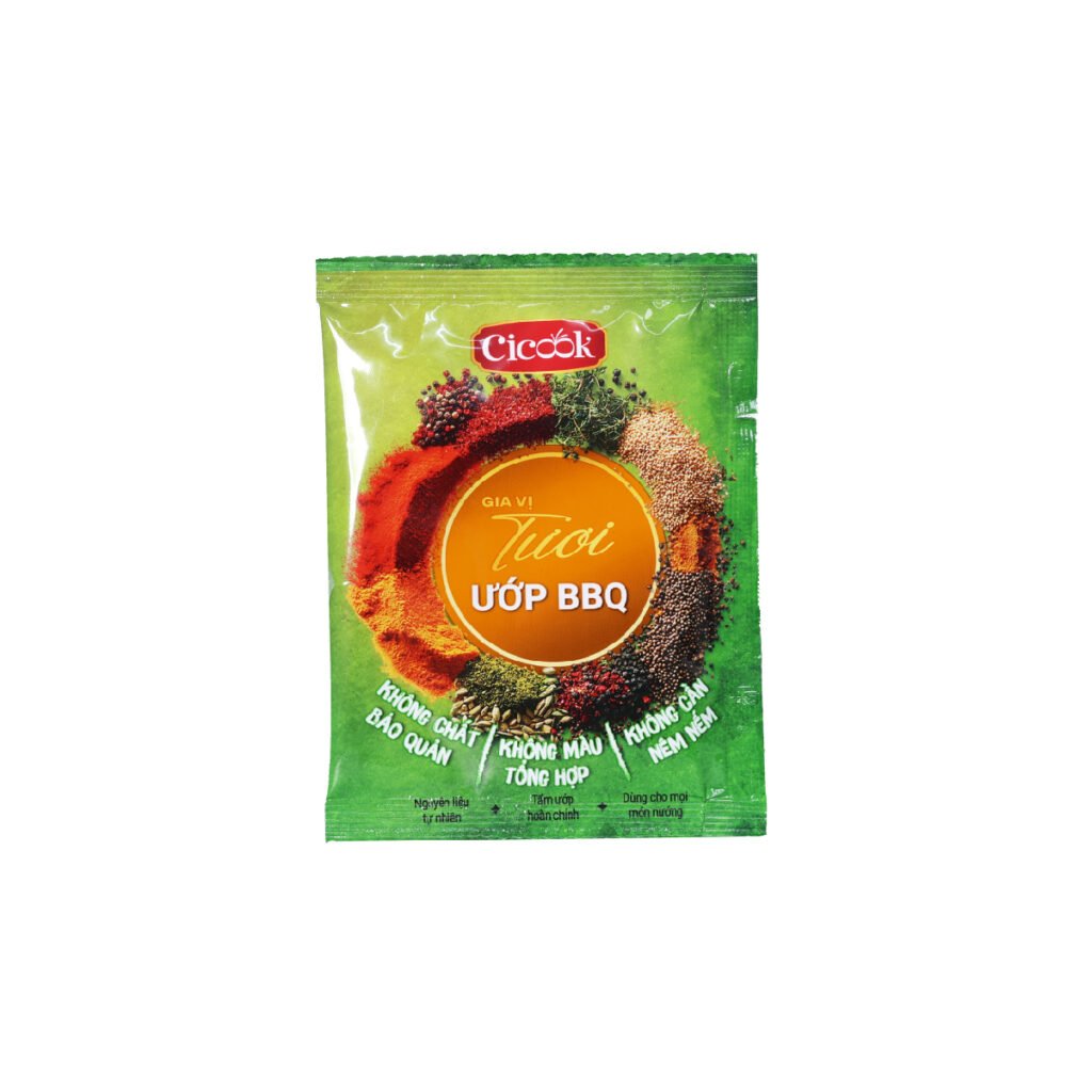 Cicook barbecue seasoning in a 10g sachet